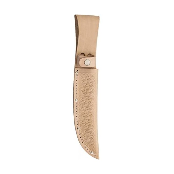 SH211 Natural Leather Fixed Blade Knife Sheath for 5" Knife