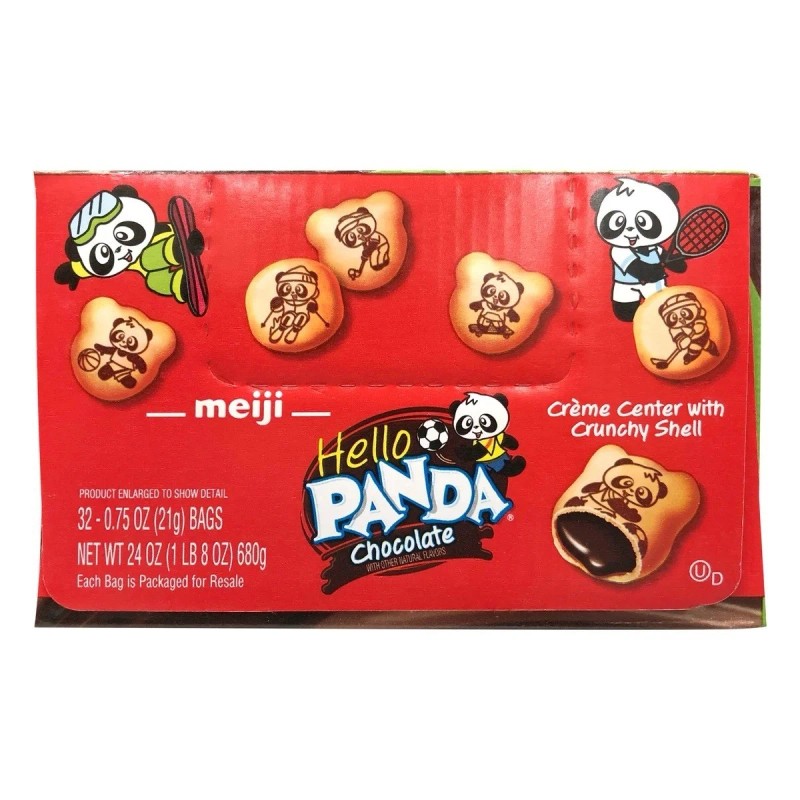 Hello Panda Meiji Hello Panda Chocolate Creme Filled Cookies, 0.75