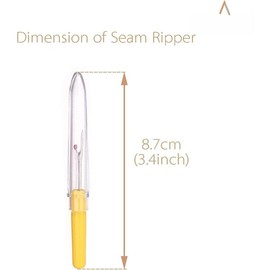 Thread  12 count Embroidery  Small Seam Ripper Tag Remover for Clothes Thread Removing  (4 Colors) - Color: 20pcs