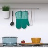 Alselo Silicone Oven Mitts Heat Resistant 932℉ with Waterproof &