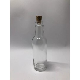 Tequilera Redonda 50 Ml Con Corcho (20pz)