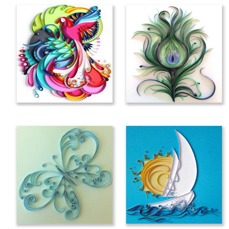 FTVOGUE DIY Papel Quilling Herramienta Craft Rolling Kit Herramientas Ranuras