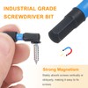 HARFINGTON 4pcs H9/64 SAE Hex Screwdriver Bit 1/4" Hex Shank