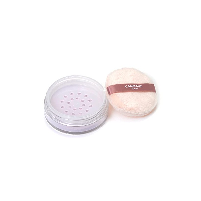 Canmake Silky Loose Moist Powder 02 Sheer Lavender 0.21 oz