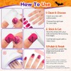 EBANKU - Tiras de esmalte de uñas de gel para