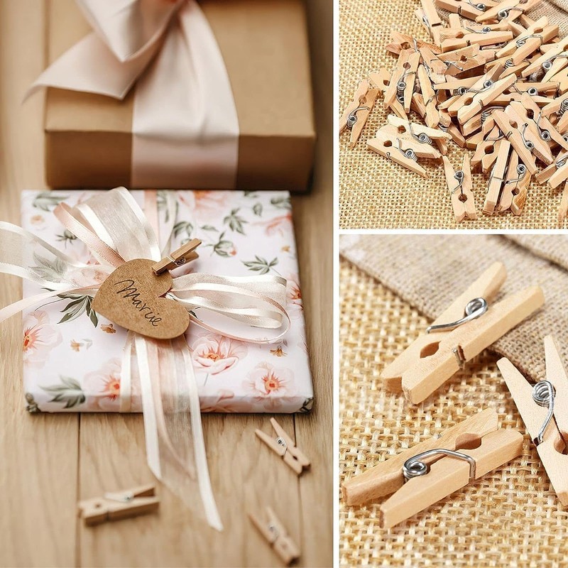 Kids B Crafty Mini Pegs, Mini Pegs for Photos, Mini
