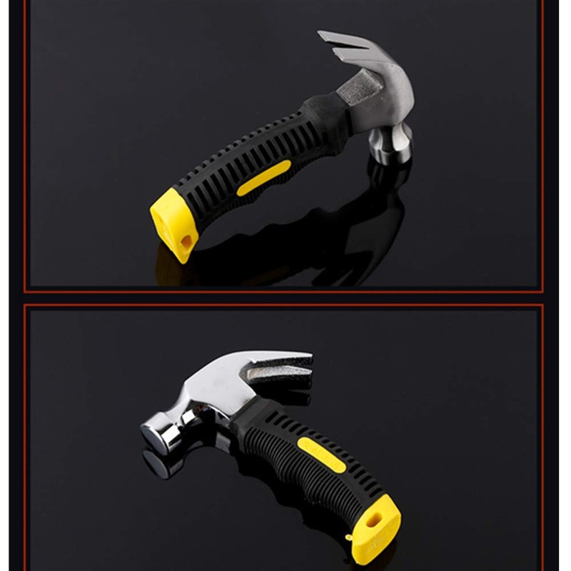 8 OZ Stubby Claw Hammer with Magnetic Nail Starter, Woodworking