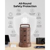 JACKYLED Power Strip Tower Surge Protector with 6.5ft Extension Cord