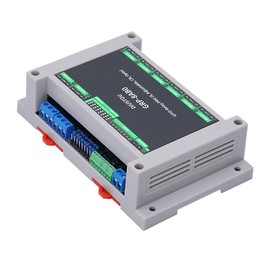 Industrial with Opto-Coupler Isolation GPIO Relay 3-24V Level Control 5-32V Power Supply with ABS DIN Rail Housing High and Low Level Dual Mode (8-Channel Relay)