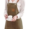 carrotez Cotton Cross Back Adjustable Apron [3rd Generation], Barber apron,