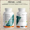 L-lysine tablets 730x - optimally high dose with 2000 mg