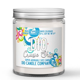Cruise Ship Candle (8oz) Clean Room Ocean Air Scented Soy