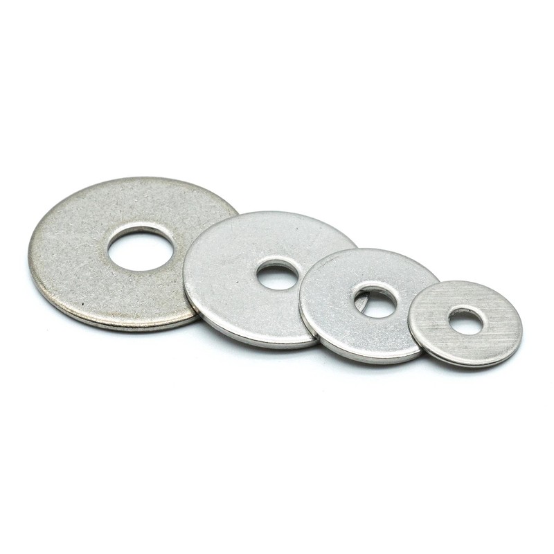 Hippo Hardware M4 (4mm X 12mm) Flat Penny Repair Mudguard