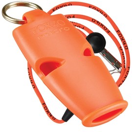 Fox FO09533-BRK Micro Pealess Safety Whistle, One Size