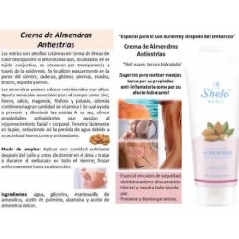 Aceite Y Crema De Almendras Especial Para Estrias Shelo Nab.                                                                                          
