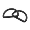 Bluemoona 100 PCS - Plastic D Dee Rings for Webbing