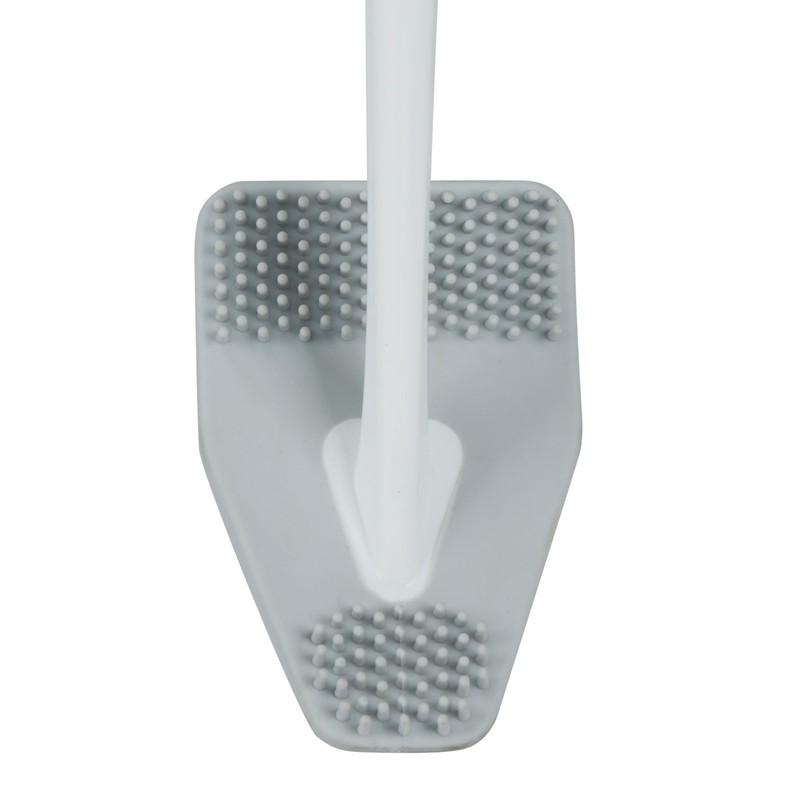 Bath Bliss Toilet Brush | Contoured Design | Flat Brush