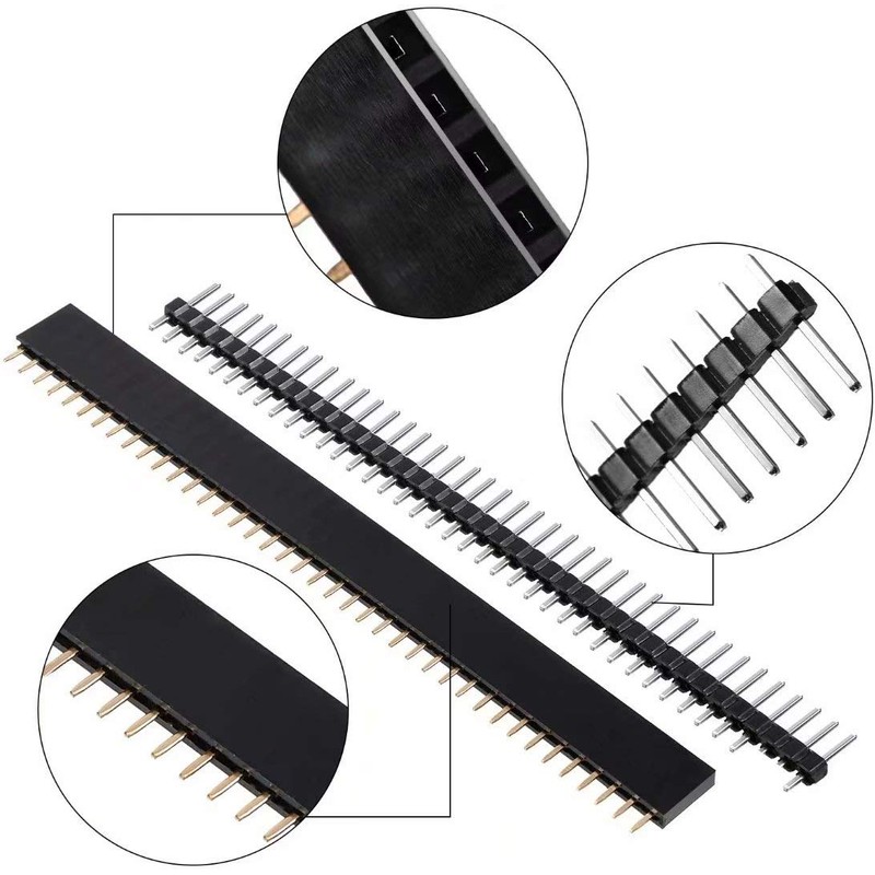 ANKKY Pin Header 2.54 mm 40 Pin Header 45 Pieces