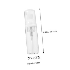 PACKOVE 20Pcs Press Type Foaming Soap Dispenser Bottles Portable Refillable Travel Empty Pump Bottles for Hand Soap Shampoo and Liquid Foams for Home and Travel Use