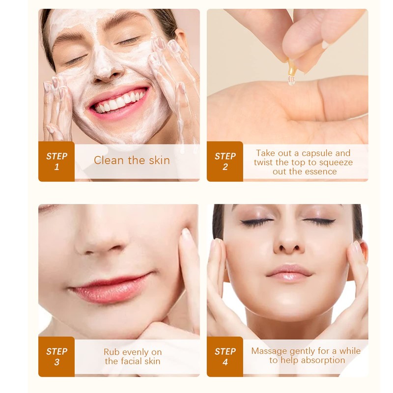 Retinol Serum Capsule Nourishing Facial Serum 30 Pack Skin Care