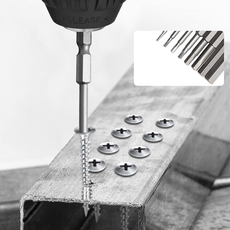 Samcos Hex Wrench Bit, Impact Driver Bit, Precision Screwdriver, 0.25