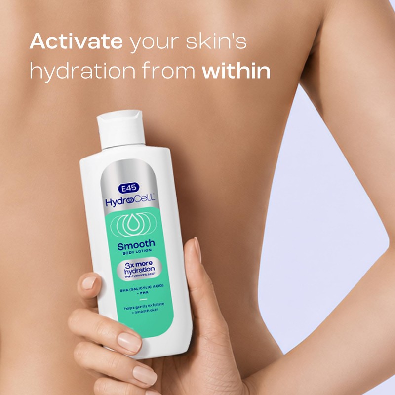 E45 HydroCell Smooth Hydrating Body Lotion moisturiser - 3x more