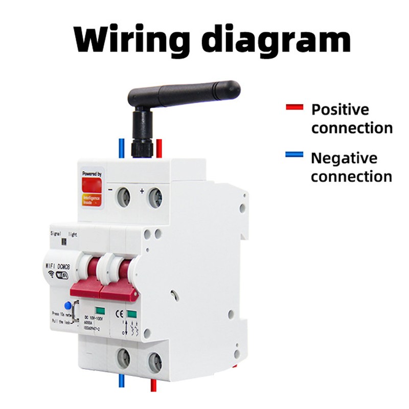 Smart DC Circuit Breaker 2P APP Control Voice Control WiFi