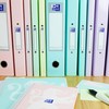 Oxford 5 Pack Flexible A4 Pastel Ring Binders, 20mm Flexi