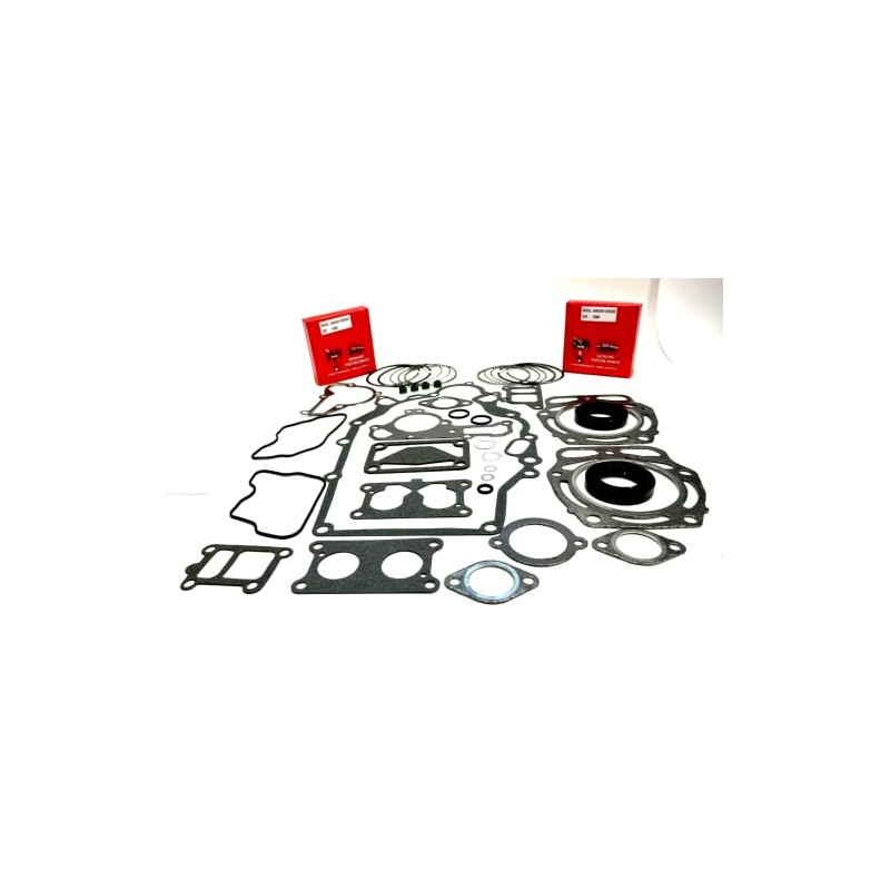 Complete Gasket Set, Seals & Piston Rings Compatible with Kawasaki