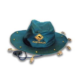 I Love Aus Aussie Green and Gold Cork Hat