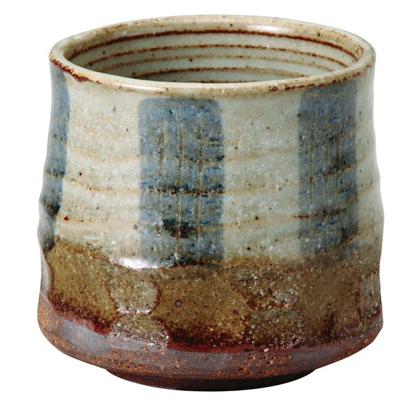 Wiccan Spine Kilns, Tea Bowls Carved Chunky Criss Cross Grass