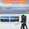 KAKOTOPA Mini Tripod for Camera with 3-Way Pan/Tilt Head 1/4