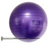 Wall Mounted Stainless Steel Exercise Ball Holder, Sturdy Yoga Ball