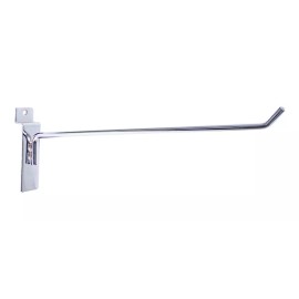 Exhivit Gancho Blister 25 Cms Cromo Panel Ranurado Exhibipanel 50pz