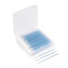 Annhua Disposable Lip Brush Tips, 100-Piece Set, Portable Lipstick Brush,