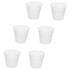 Outanaya 6pcs Breathable Plastic Orchid Pots with Drainage Portable Flower