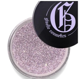 Sombra de Ojos Mineral Suelta Perla Morada - Orgánica, Maquillaje Brillante Sin Talco - Paleta de Sombra de Ojos En Polvo Con Glitter, Brillo Rosa y  