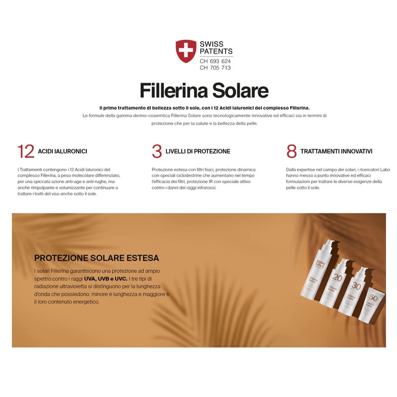 Fillerina SPF50+ solar stick