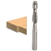 Sinoprotools Spiral Flush Cutter, 8 mm Shaft Spiral Cutter, Solid