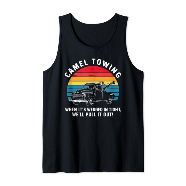 Camel Towing White Trash Party Attire Hillbilly Costume Tank Top