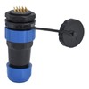 Waterproof Connector Back Nut IP68 Aviation Power Socket 5A for