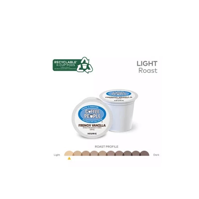 The Coffee People French Vanilla K-Cups K pods 10 Count