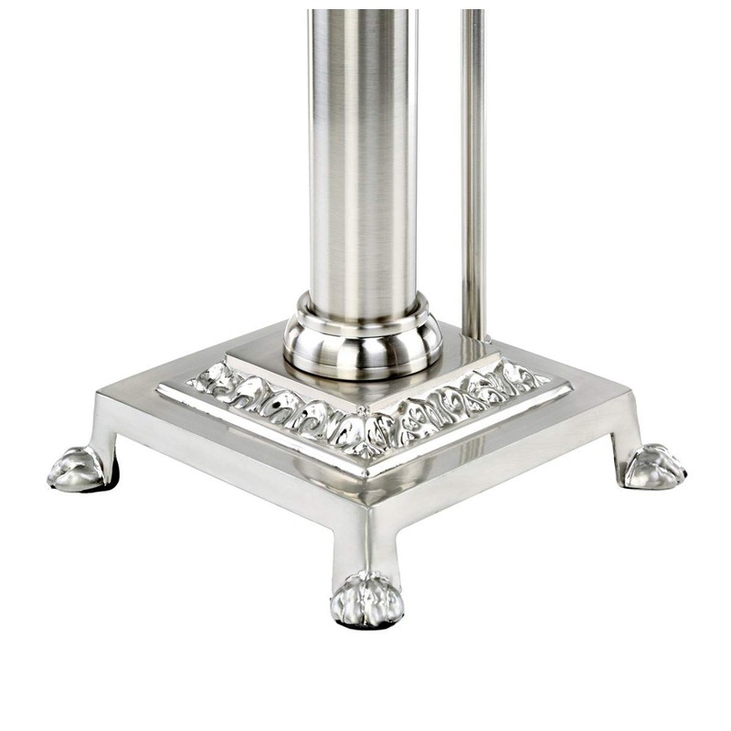 Renovator's Supply Table Desk Lamp Titanic Silver Tone Design 20"