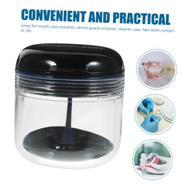 Gatuida Case Bath Container Soak Box Plastic Holder Drainage Scratchproof Easy to Carry Home Office Travel