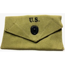 WWII US M1924 FIRST AID FIELD CARRY POUCH-OD#3