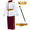Prince Charming Costume for Kids Boys Royal Prince King Outfit