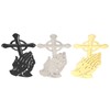 3PCS/Set Peaceful Praying Hands Wall Decor with Religious Cross Garden