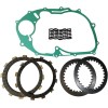 JINFANNIBI Complete Clutch Plates Kit & Cover Gasket for Yamaha