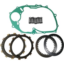 JINFANNIBI Complete Clutch Plates Kit & Cover Gasket for Yamaha V Star 650 XVS650 1998-2016