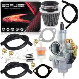 SOAJEE PZ30 Carburetor Filter Kit for 125cc 140cc 150cc 160cc 200cc 250cc 300cc CG 4-stroke Engine Motorcycles ATV Go Kart Pit Dirt Bike JCL 30mm